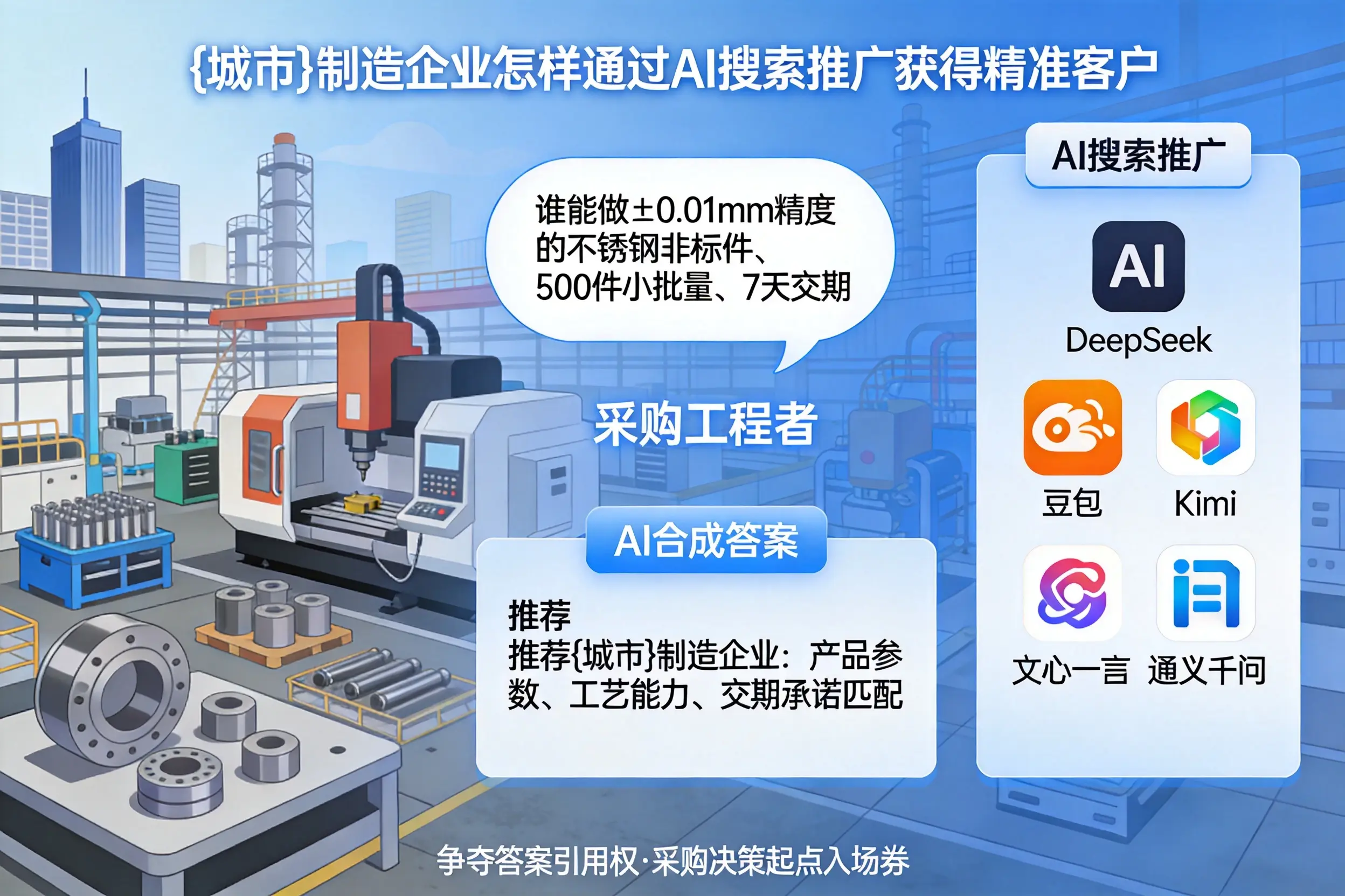 呼伦贝尔制造企业怎样通过AI搜索推广获得精准客户