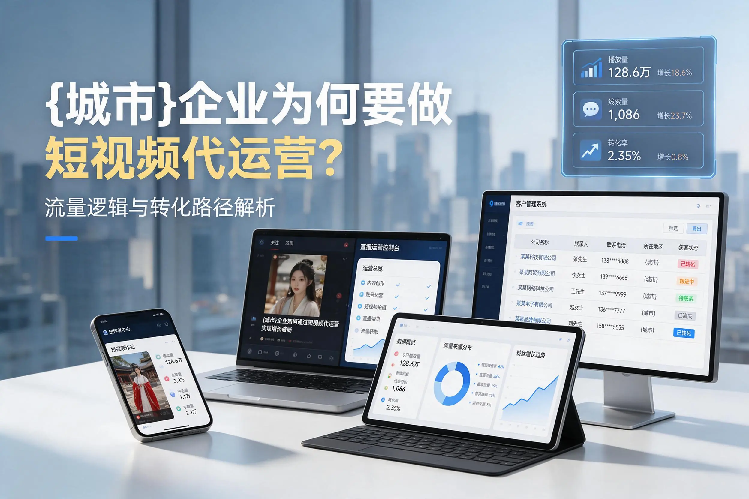 呼伦贝尔企业为何要做短视频代运营？流量逻辑与转化路径解析
